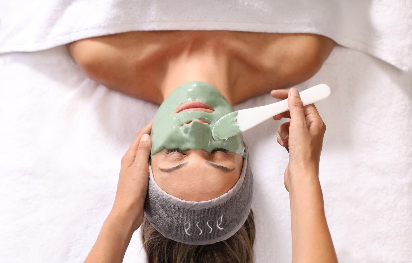 Organic facial treatment using natural certified organic skincare at Luxe Laser Woodbridge VA